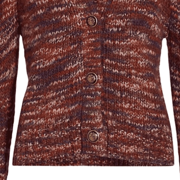 NWT Veronica Beard Amosa Knit Puff-Sleeve Cardigan - size XL - Picture 5 of 8